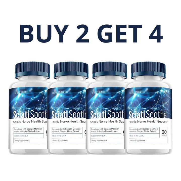 Sciatisoothe 60 Capsules - Health And Well-Being + Free Shipping