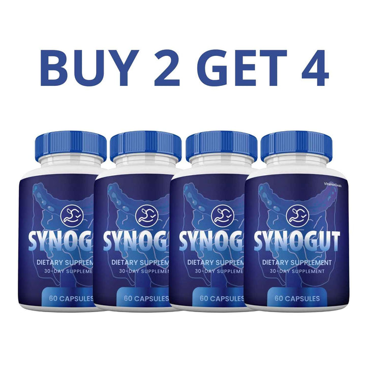 Synogut 60 Capsules - Health And Well-Being + Free Shipping