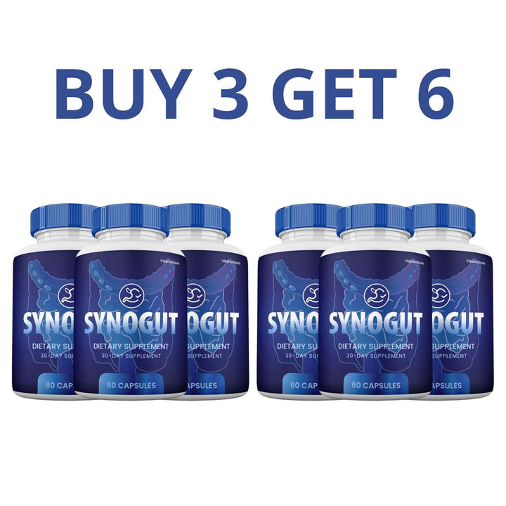 Synogut 60 Capsules - Health And Well-Being + Free Shipping