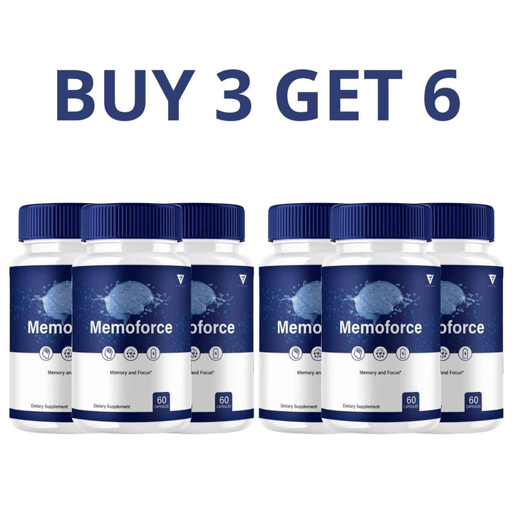 MemoForce 60 Capsules - Health And Well-Being + Free Shipping