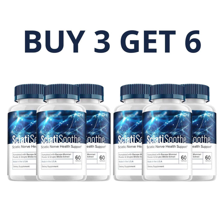 Sciatisoothe 60 Capsules - Health And Well-Being + Free Shipping