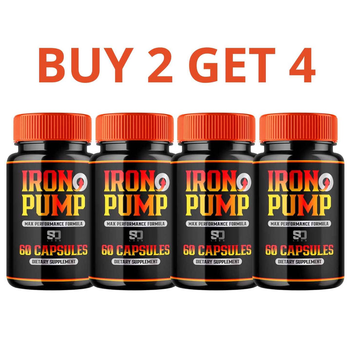 Iron Pump 60 Capsules - Health And Well-Being + Free Shipping