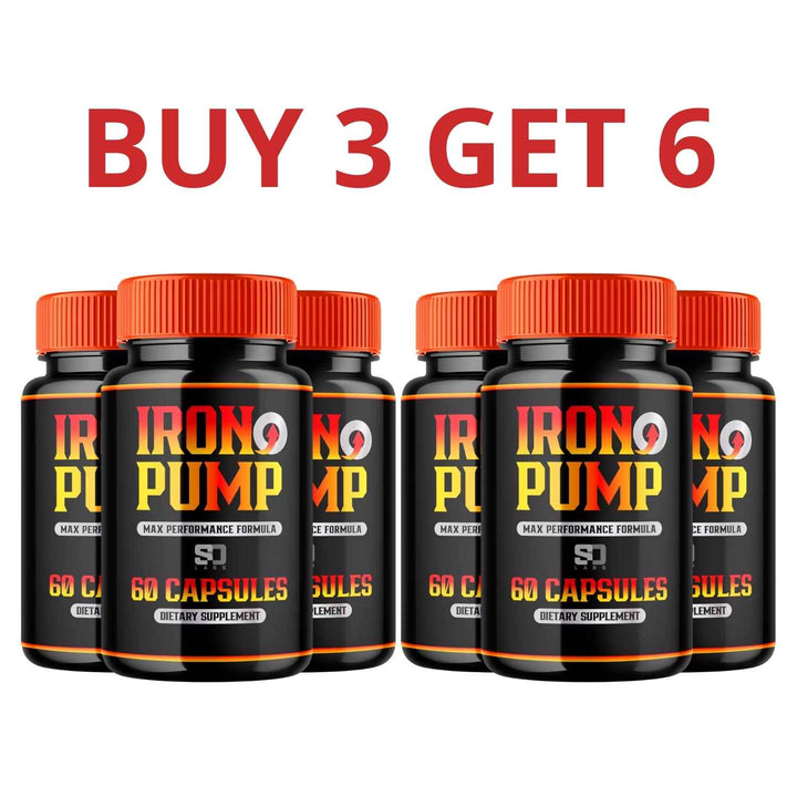 Iron Pump 60 Capsules - Health And Well-Being + Free Shipping