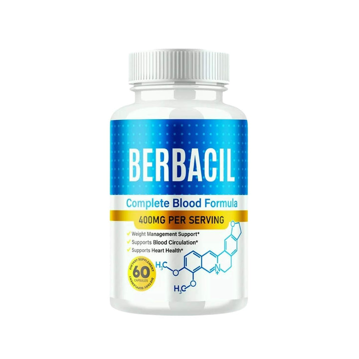 Berbacil 60 Capsules - Health And Well-Being + Free Shipping