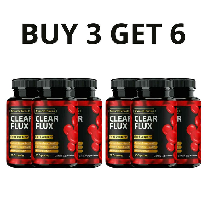 Clear Flux 60 Capsules - Health And Well-Being + Free Shipping