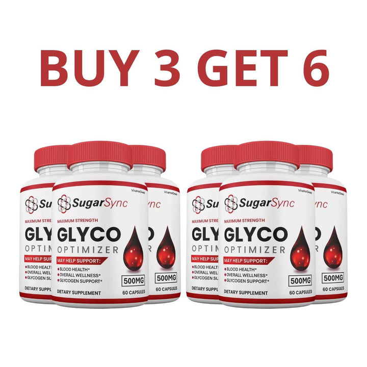 Glyco Optimizer 60 Capsules - Health And Well-Being + Free Shipping