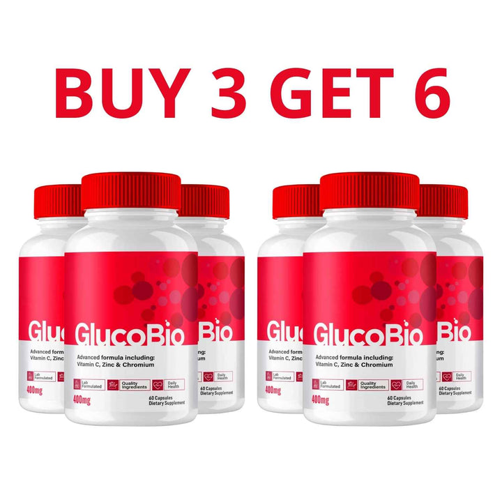 GlucoBio Capsules - Health And Well-Being + Free Shipping