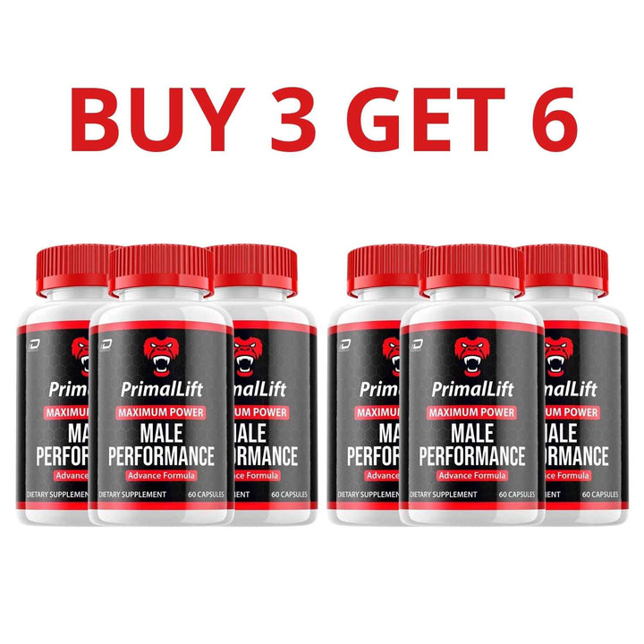 Primal Lift 60 Capsules - Health And Well-Being + Free Shipping