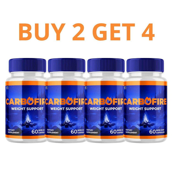 Carbofire 60 Capsules - Health And Well-Being + Free Shipping