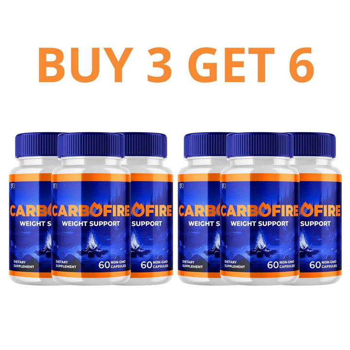 Carbofire 60 Capsules - Health And Well-Being + Free Shipping