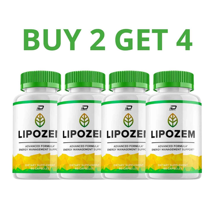 Lipozem 60 Capsules - Health And Well-Being + Free Shipping